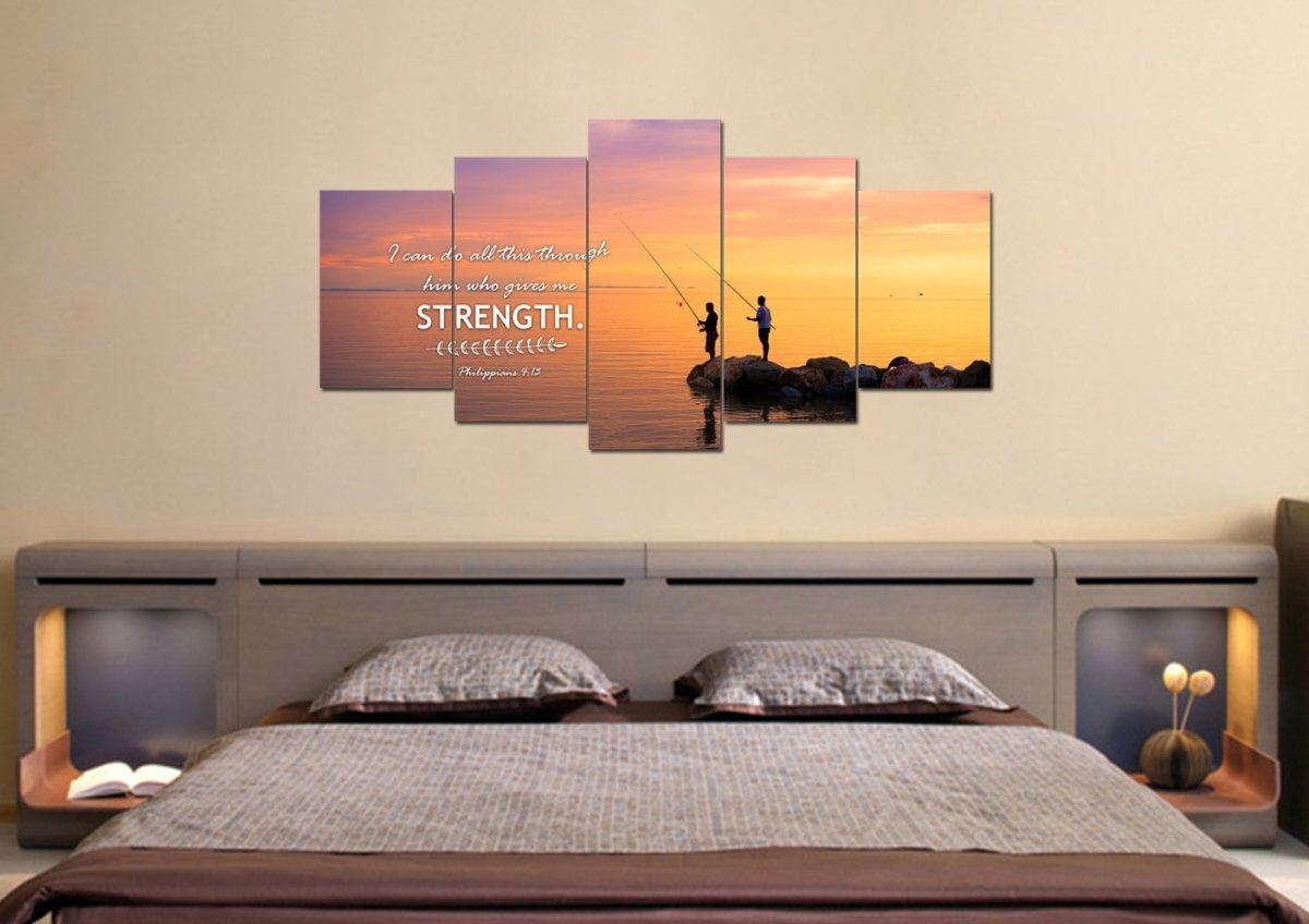 Philippians 413 Niv Bible Verse Canvas Wall Art