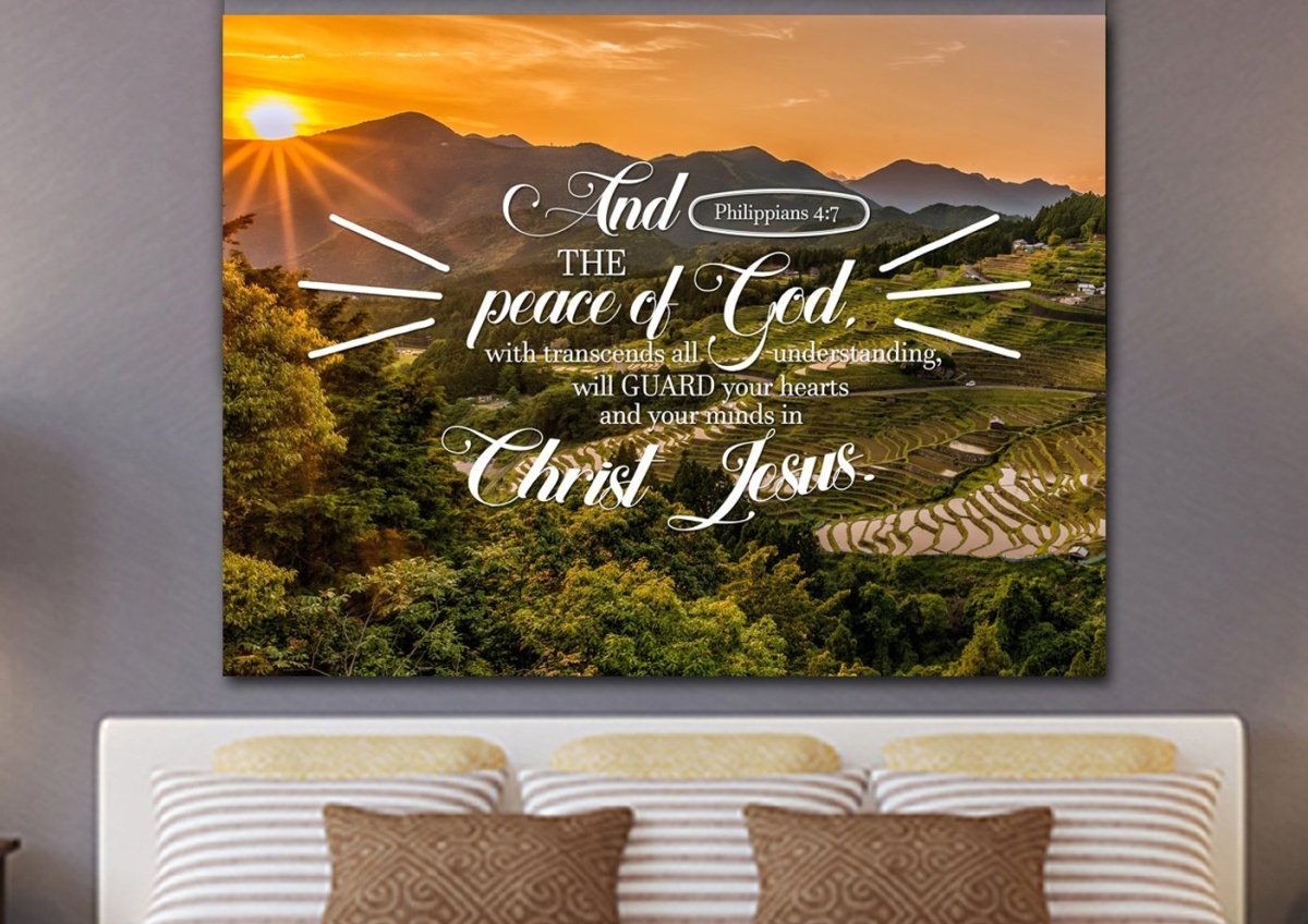 Philippians 47 Canvas Wall Art Print S - Christian Canvas Wall Art