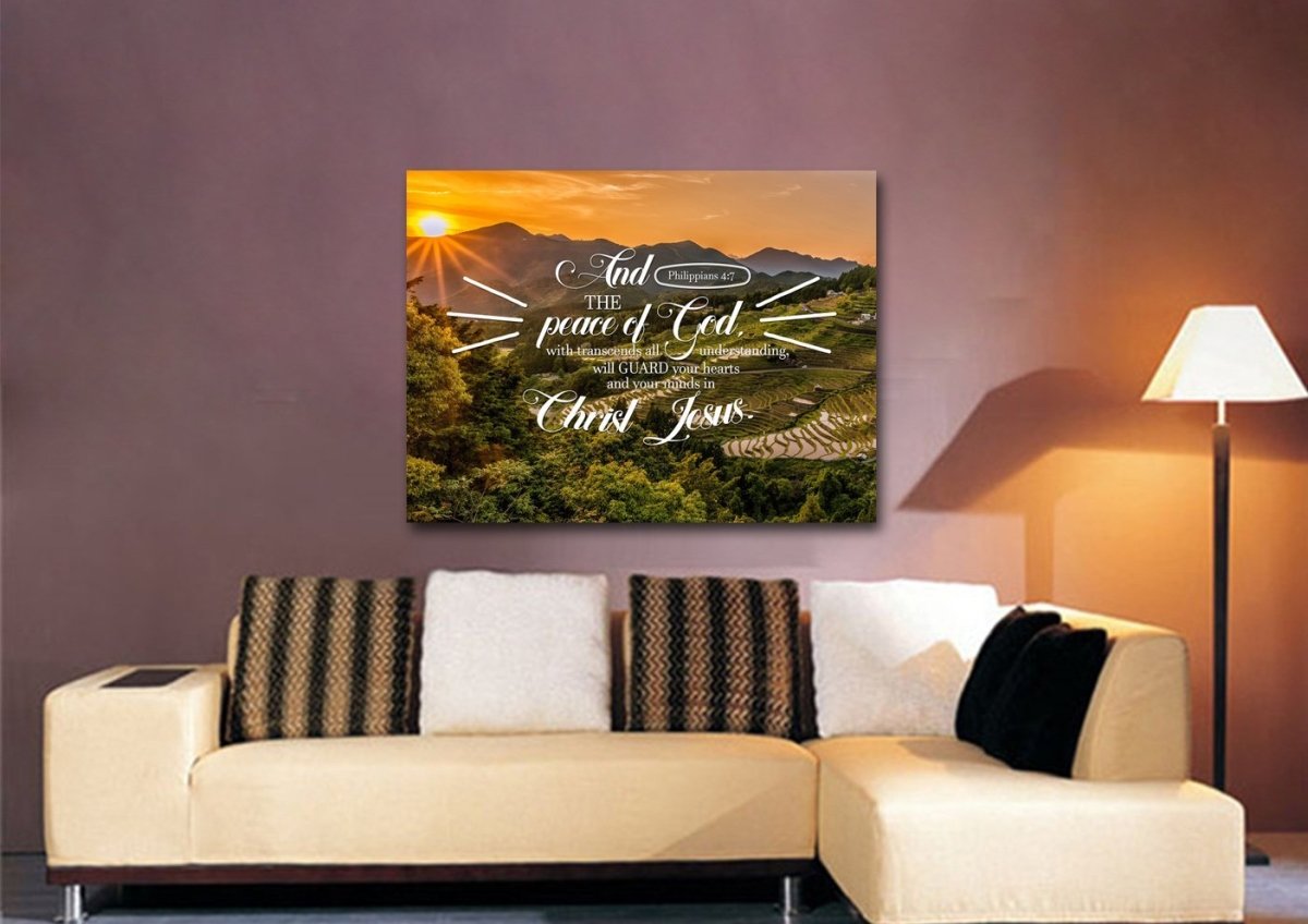 Philippians 47 Canvas Wall Art Print S - Christian Canvas Wall Art