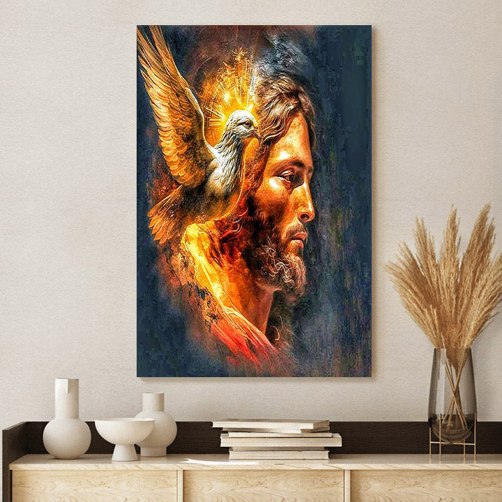 Pictures Jesus Holy Spirit Canvas Prints - Jesus Christ Art - Christian Canvas Wall Decor