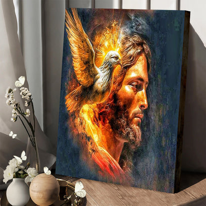 Pictures Jesus Holy Spirit Canvas Prints - Jesus Christ Art - Christian Canvas Wall Decor