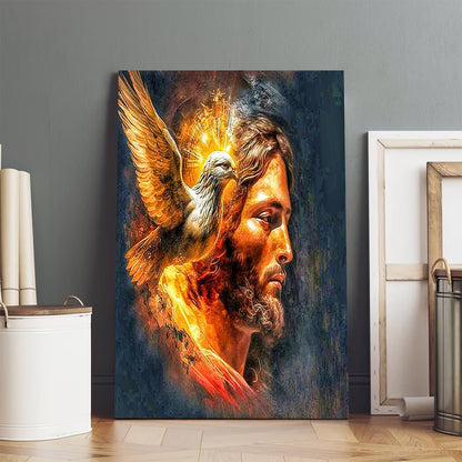 Pictures Jesus Holy Spirit Canvas Prints - Jesus Christ Art - Christian Canvas Wall Decor