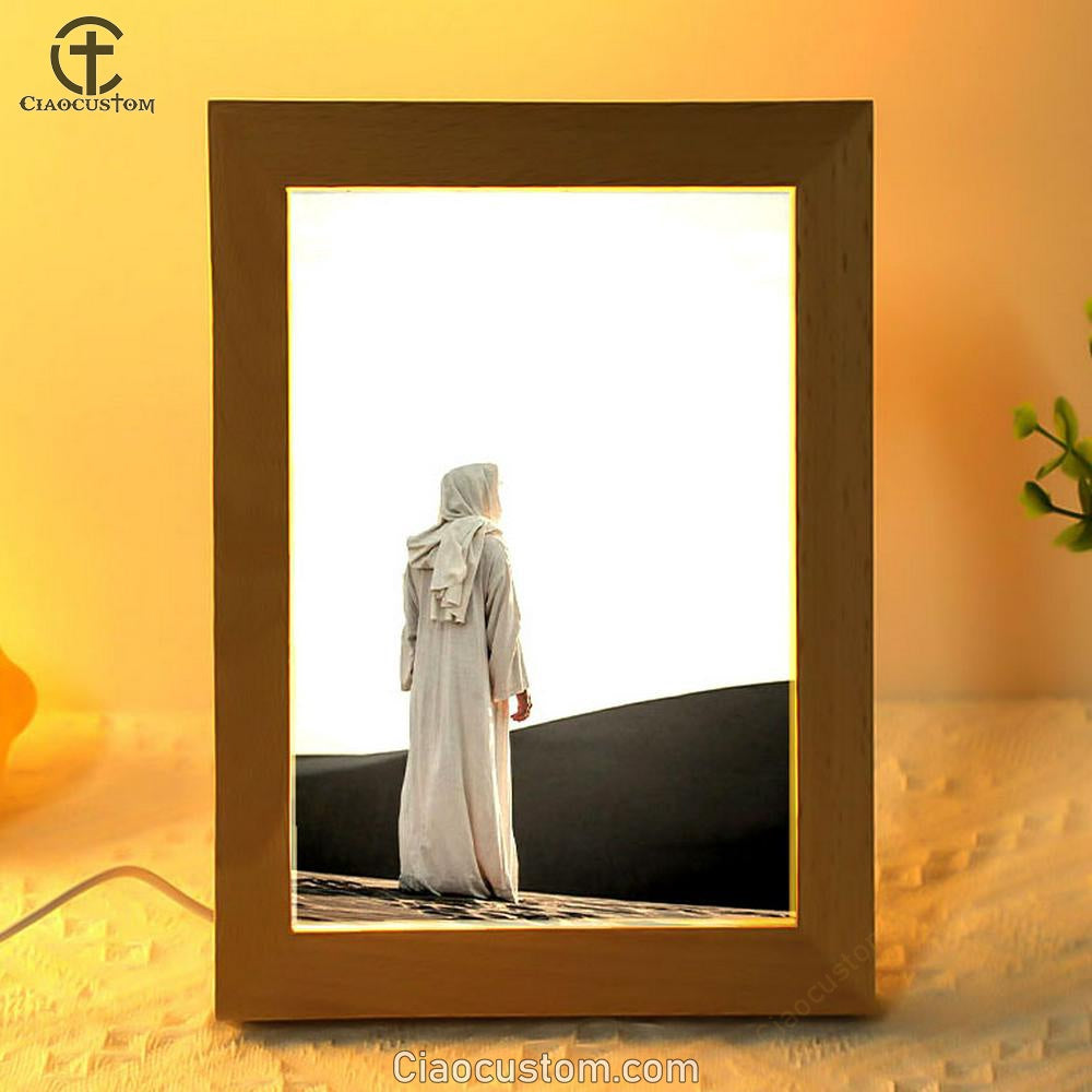 Pictures Of Christ Frame Lamp Pictures - Christian Wall Art - Jesus Frame Lamp Art