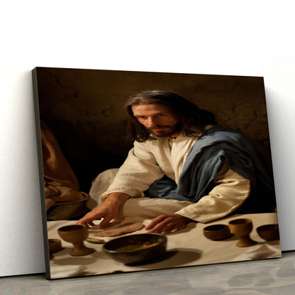 Pictures Of Jesus Last Supper Canvas Pictures - Jesus Canvas Wall Art - Christian Canvas Paintings