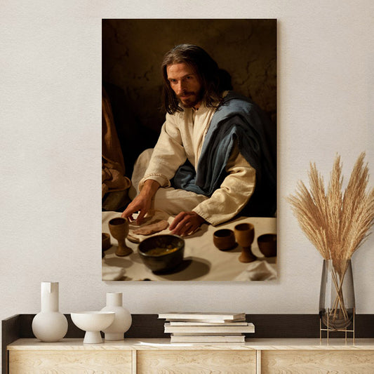Pictures Of Jesus Last Supper Canvas Wall Art - Religious Canvas Wall Art - Christian Paintings For Home