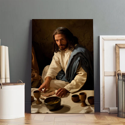 Pictures Of Jesus Last Supper Canvas Wall Art - Religious Canvas Wall Art - Christian Paintings For Home