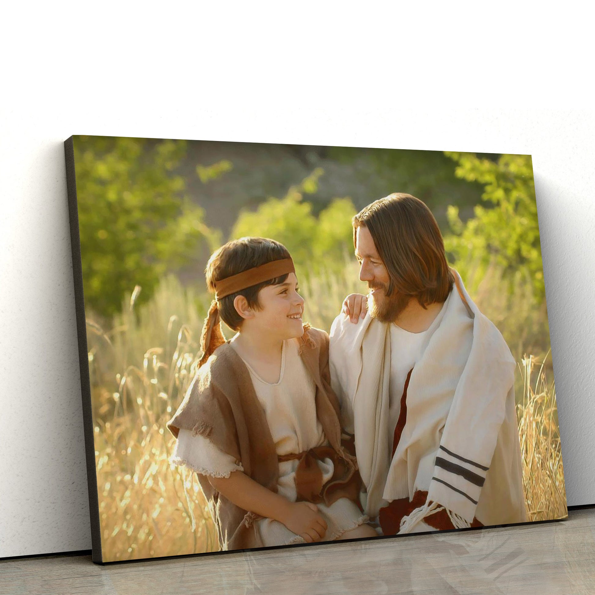 Pictures Of Jesus With Children - Of Such Is The Kingdom Of Heaven 1 Canvas Wall Art - Christian Wall Decor