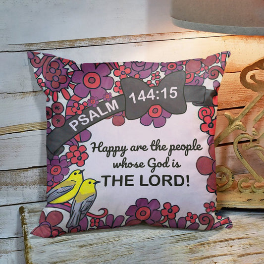 Our God Is The Lord - Bird And Flower Pillowcase HM100 - 2