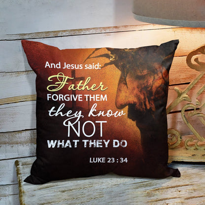 Father Forgive Them - Jesus Pillowcase HIM112 - 2