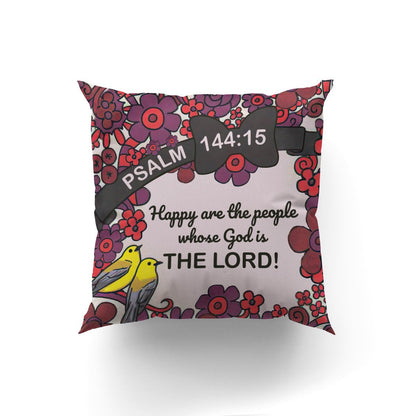 Our God Is The Lord - Bird And Flower Pillowcase HM100 - 3