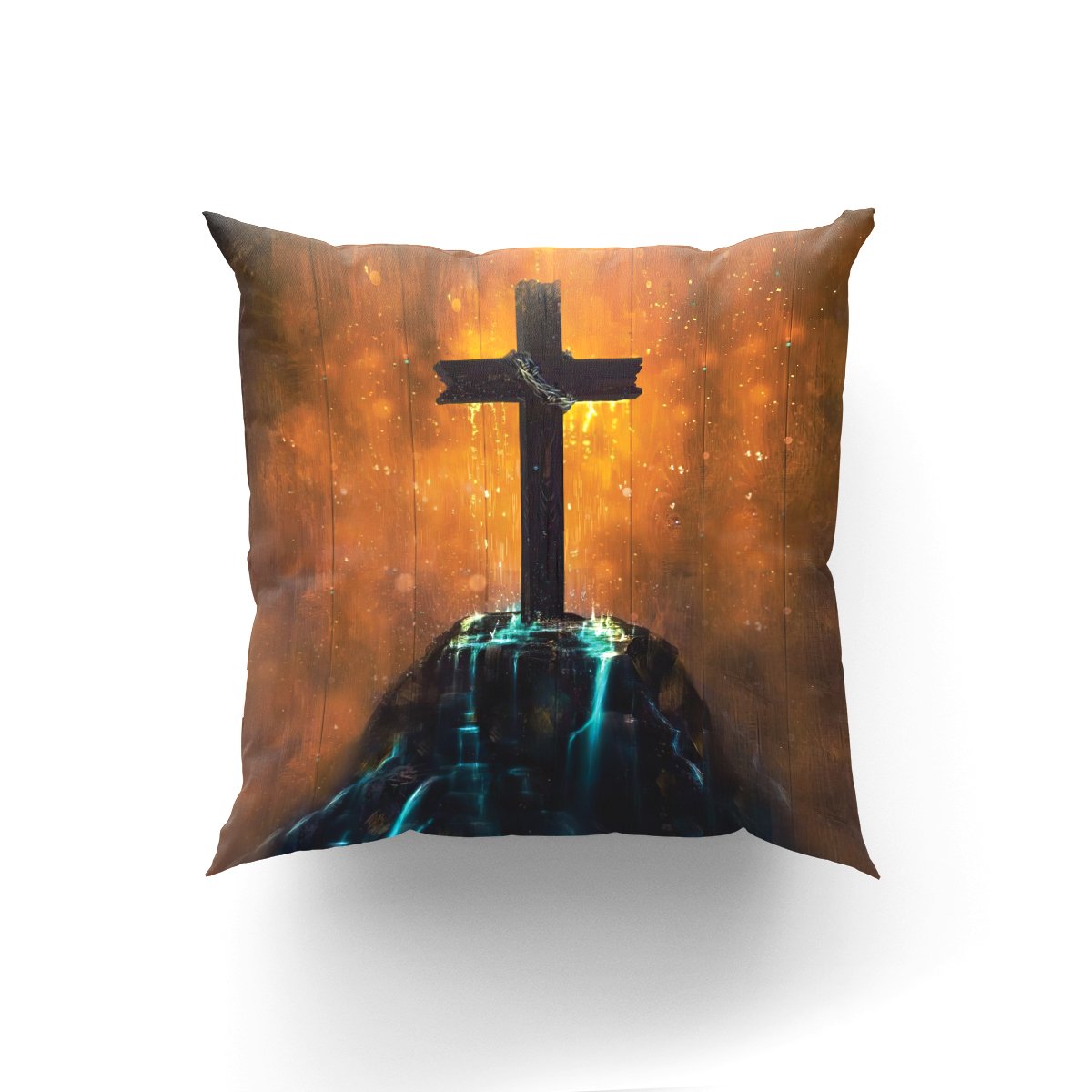 Cross On Rock - Christian Pillowcase NUM43 - 3