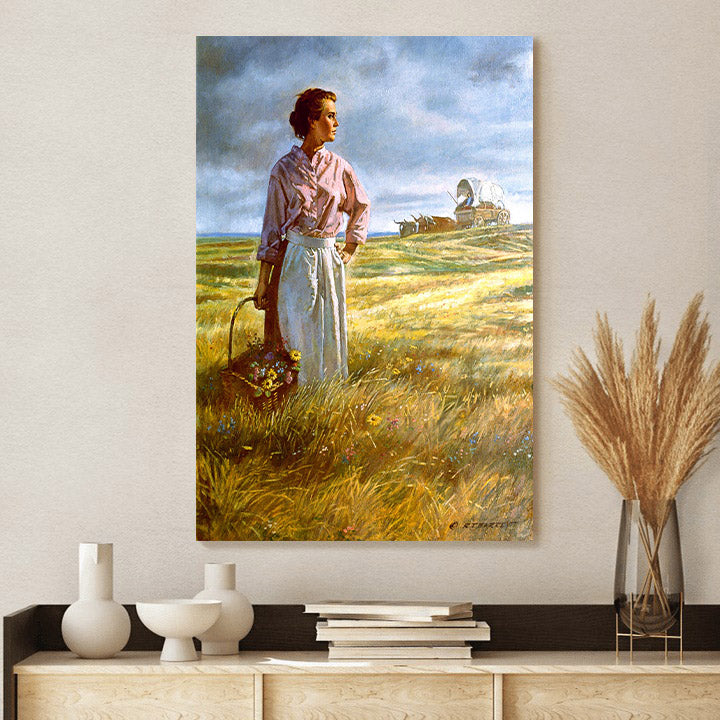 Pioneer Canvas Pictures - Jesus Canvas Art - Christian Wall Art
