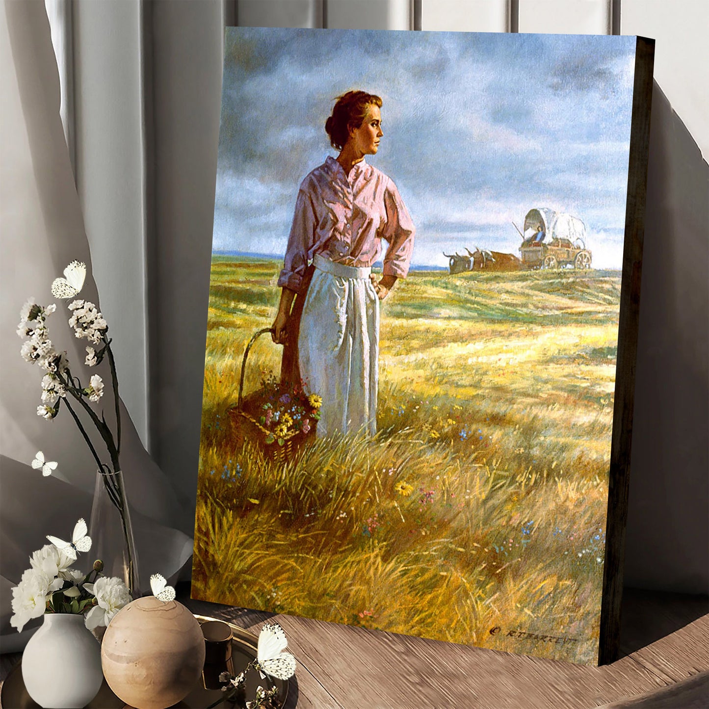 Pioneer Canvas Pictures - Jesus Canvas Art - Christian Wall Art