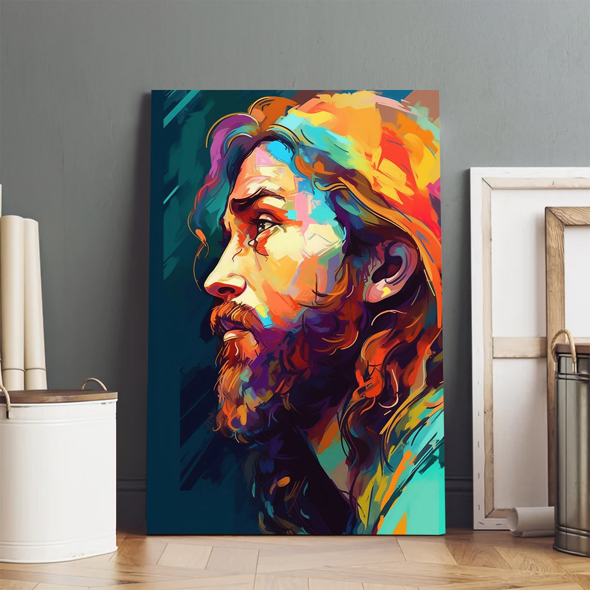 Portrait Jesus Christ - Jesus Canvas Pictures - Christian Wall Art