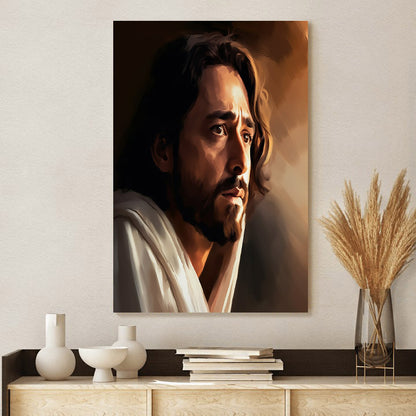 Portrait Of Jesus 1 - Canvas Picture - Jesus Christ Canvas - Christian Wall Art