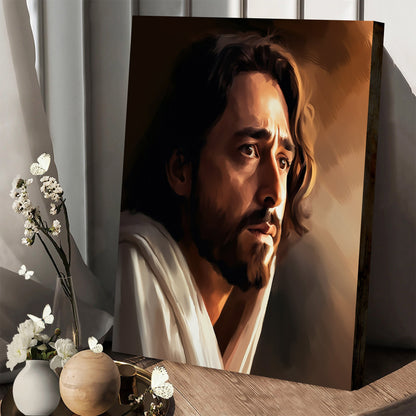 Portrait Of Jesus 1 - Canvas Picture - Jesus Christ Canvas - Christian Wall Art