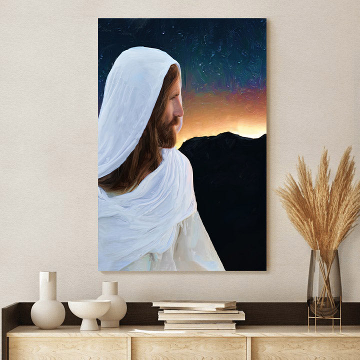 Portrait Of Jesus Canvas Pictures - Jesus Christ Art - Christian Canvas Wall Art - Jesus Pictures