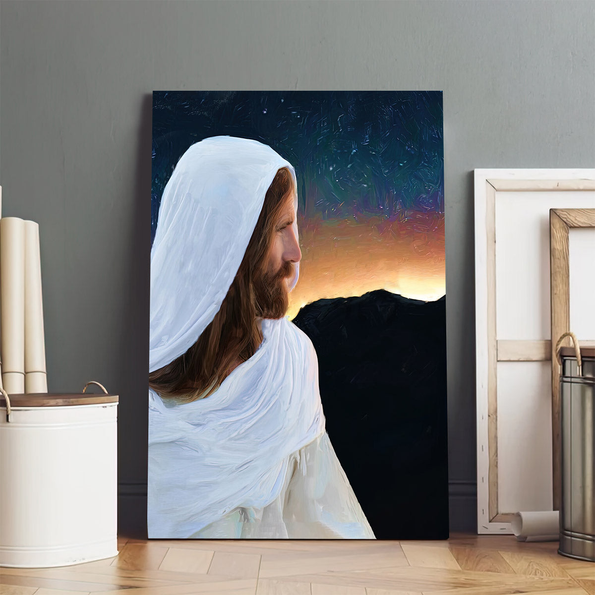 Portrait Of Jesus Canvas Pictures - Jesus Christ Art - Christian Canvas Wall Art - Jesus Pictures