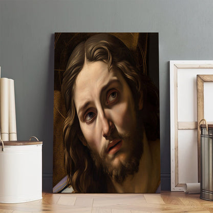 Portrait Of Jesus Christ Art Renaissance Style - Canvas Pictures - Jesus Canvas Art - Christian Wall Art