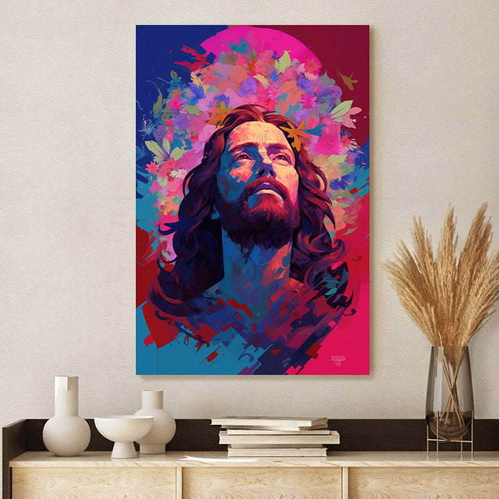 Portrait Of The Jesus Christ 1 - Jesus Canvas Pictures - Christian Wall Art