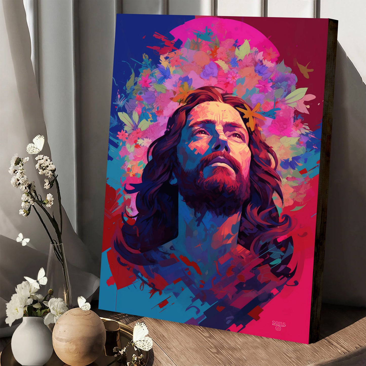 Portrait Of The Jesus Christ 1 - Jesus Canvas Pictures - Christian Wall Art