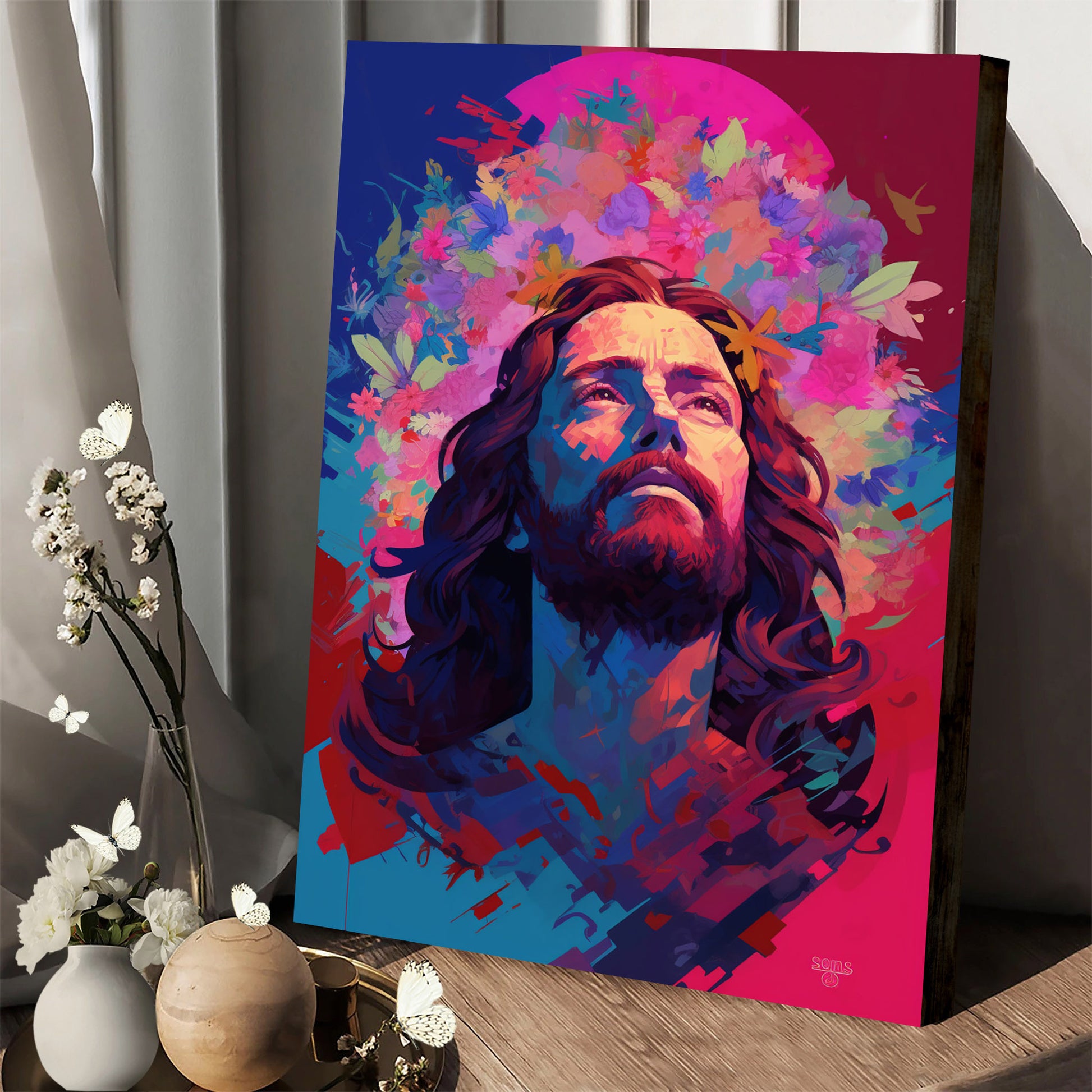Portrait Of The Jesus Christ 1 - Jesus Canvas Pictures - Christian Wall Art