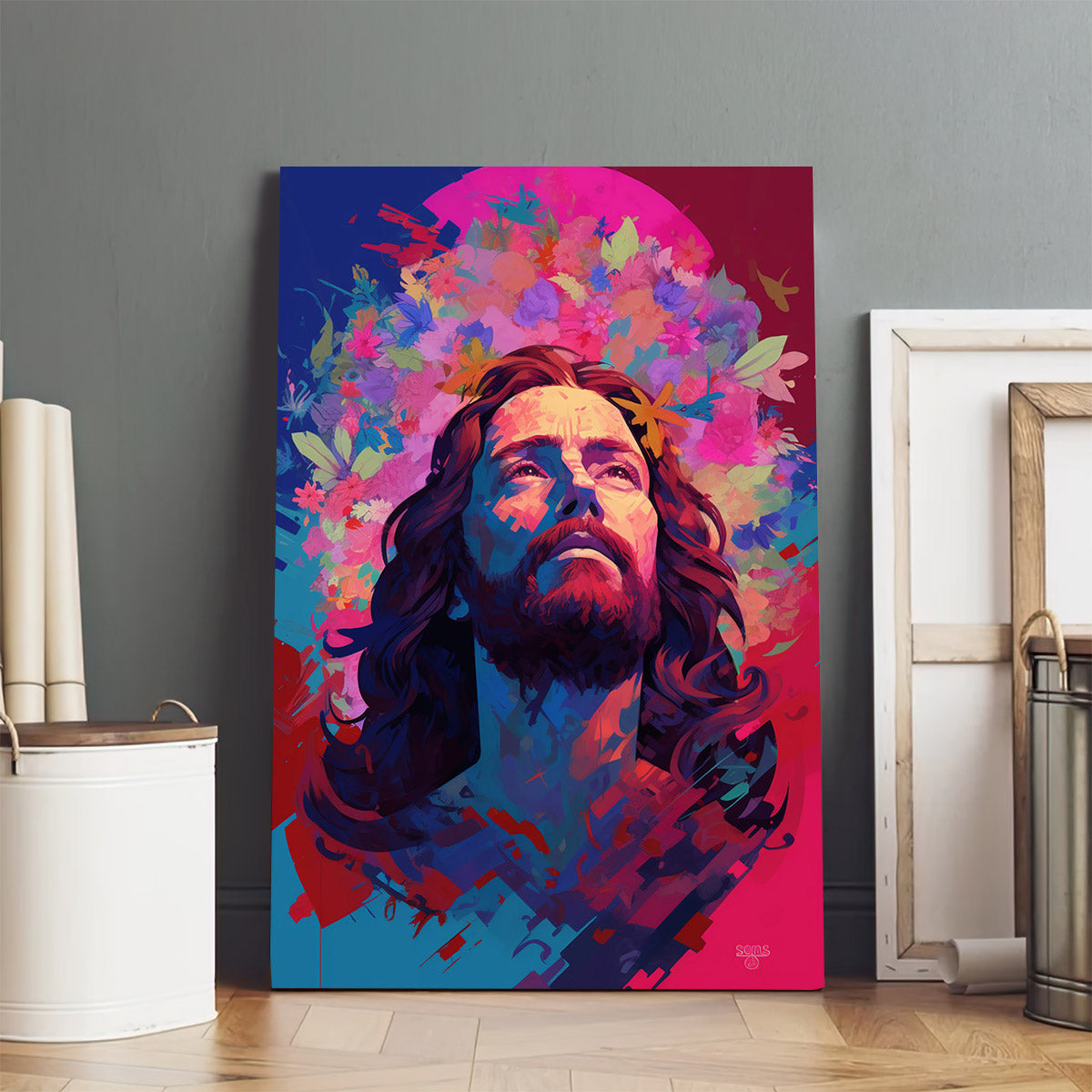 Portrait Of The Jesus Christ 1 - Jesus Canvas Pictures - Christian Wall Art