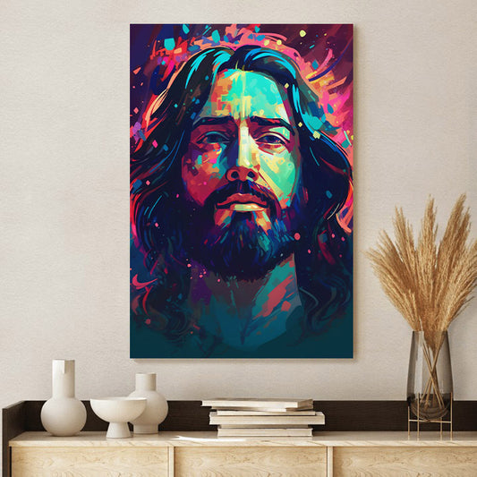 Portrait Of The Jesus Portrait - Jesus Canvas Pictures - Christian Wall Art