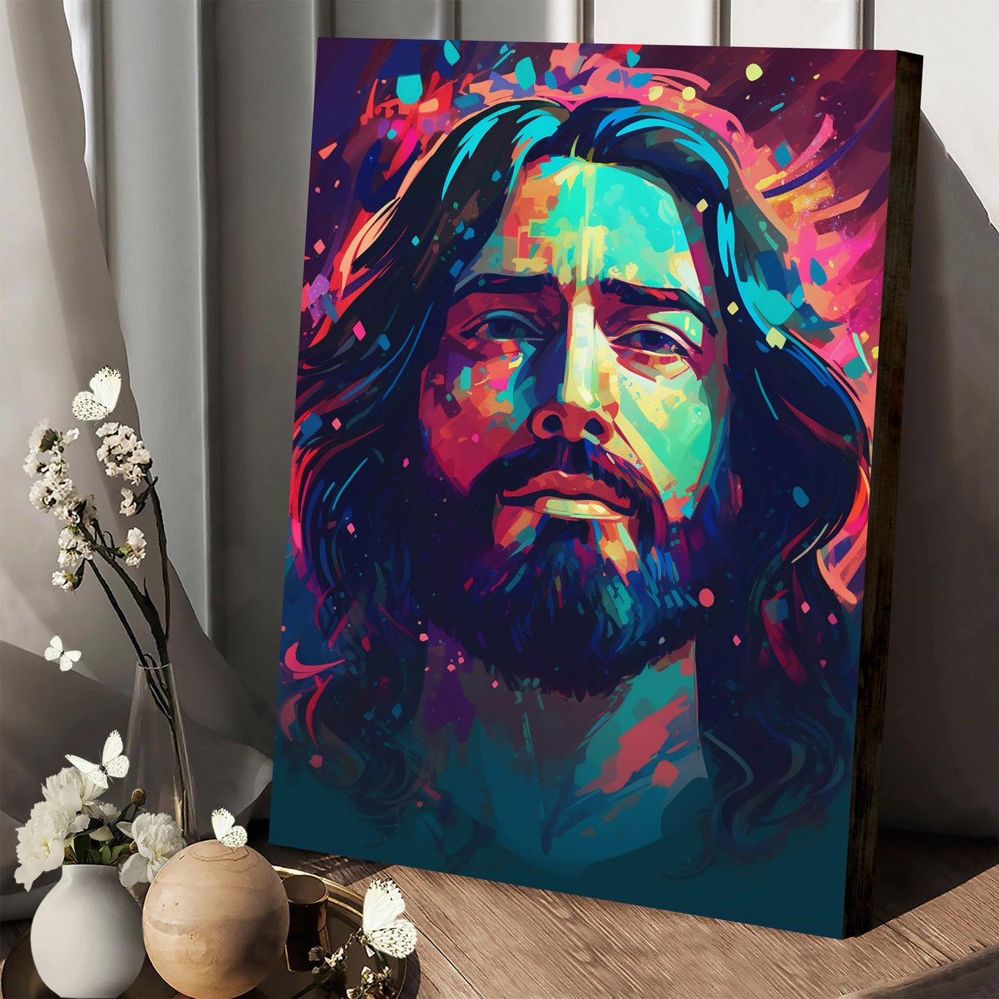 Portrait Of The Jesus Portrait - Jesus Canvas Pictures - Christian Wall Art