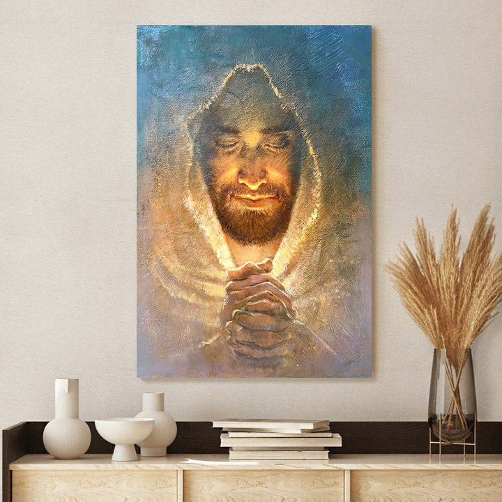 Portraits of Jesus Canvas Pictures - Jesus Painting Canvas - Christian Canvas Wall Art