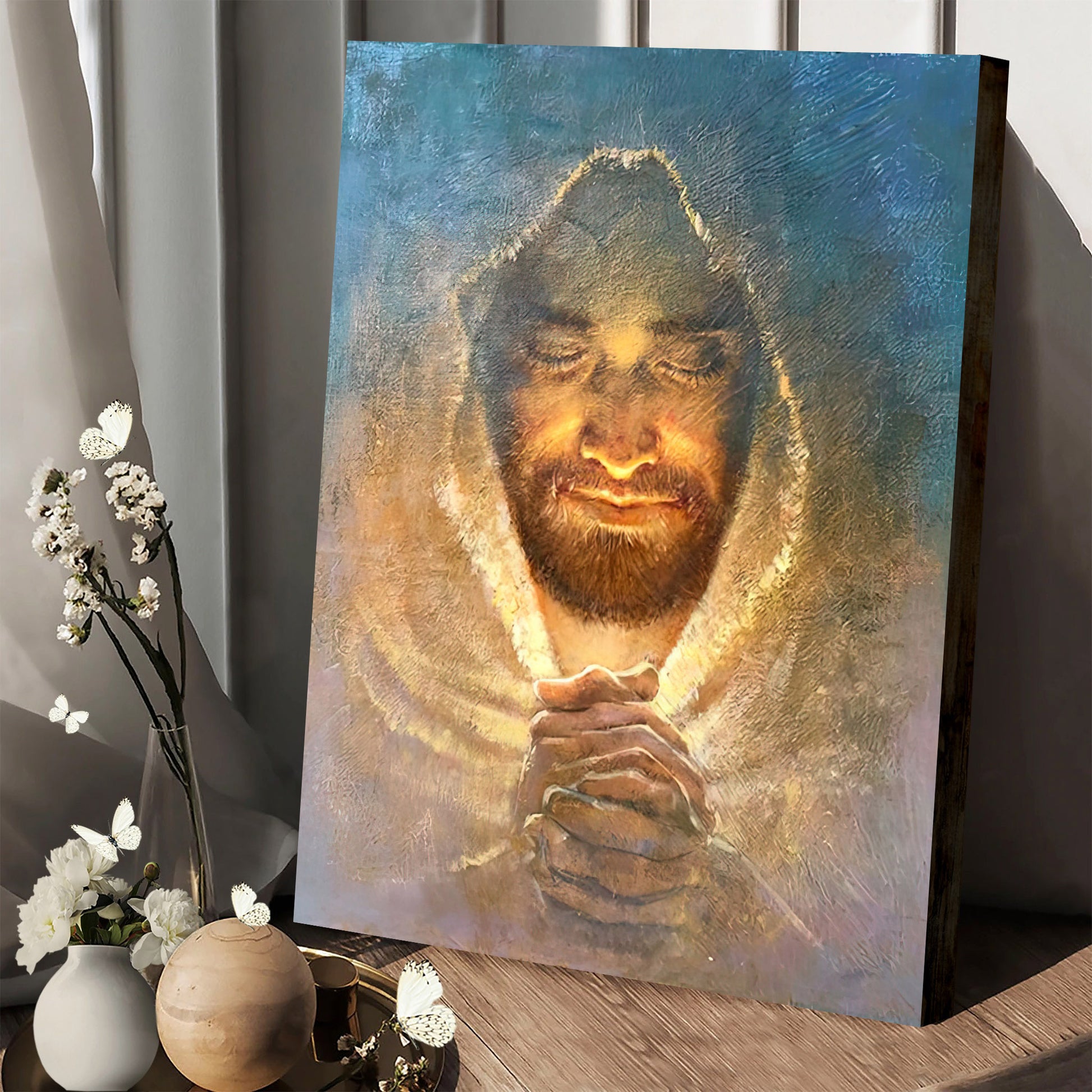 Portraits of Jesus Canvas Pictures - Jesus Painting Canvas - Christian Canvas Wall Art