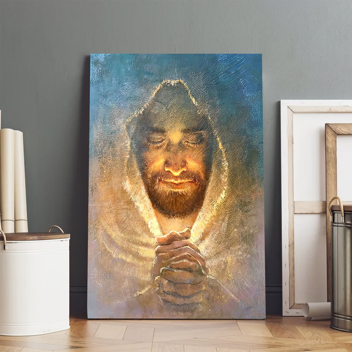 Portraits of Jesus Canvas Pictures - Jesus Painting Canvas - Christian Canvas Wall Art