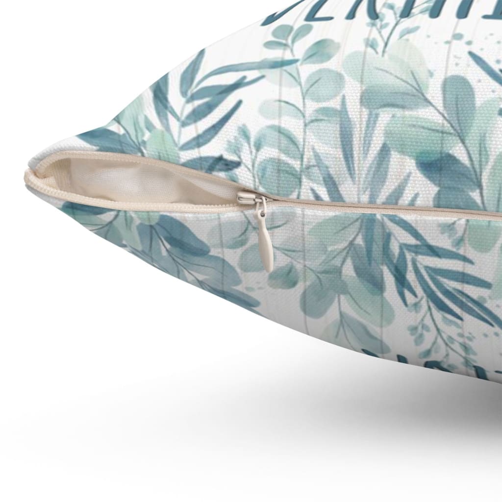 Pray Before You Overthink Christian Pillow