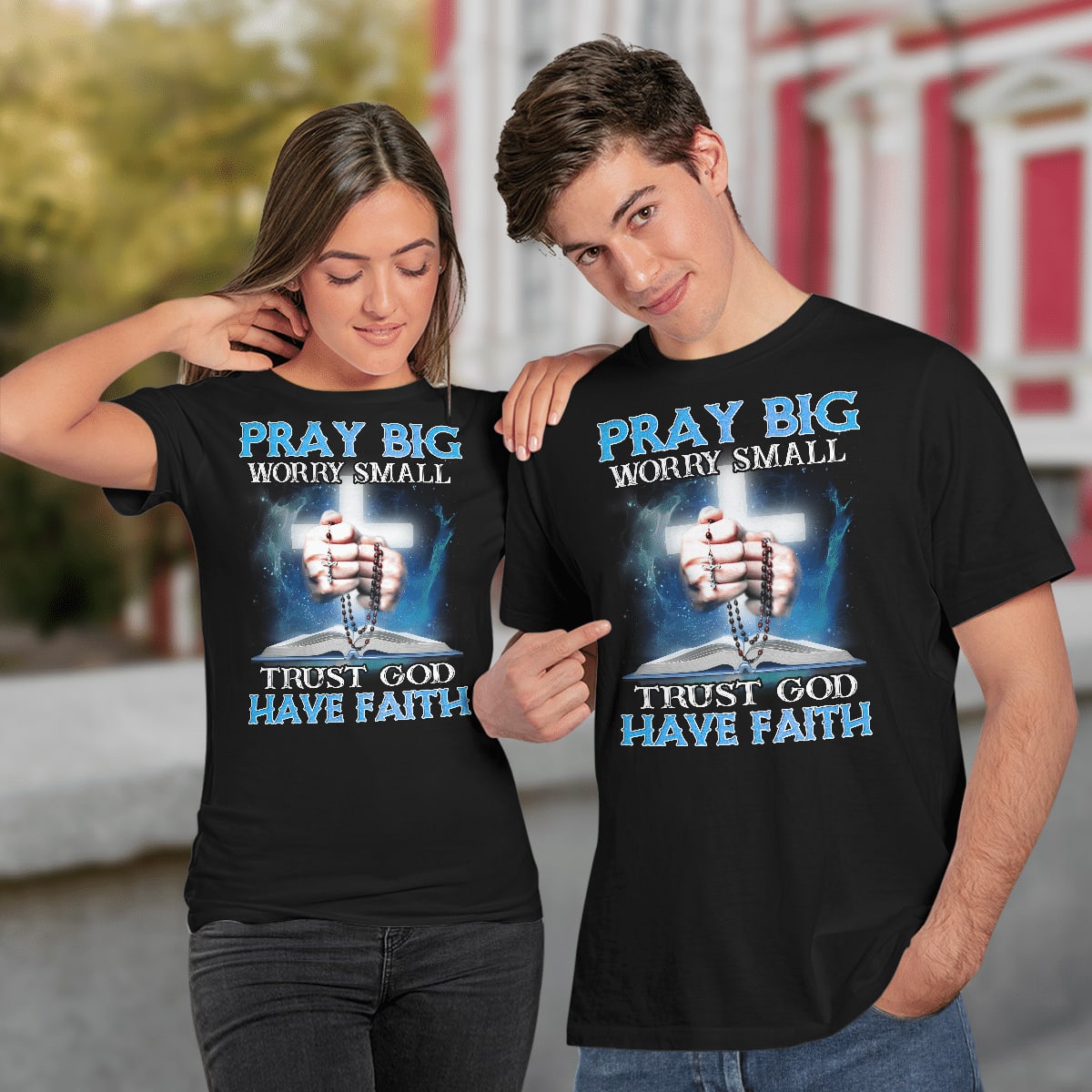 Pray Big Worry Small Trust God Have Faith, God T-Shirt, Jesus Sweatshirt Hoodie, Faith T-Shirt