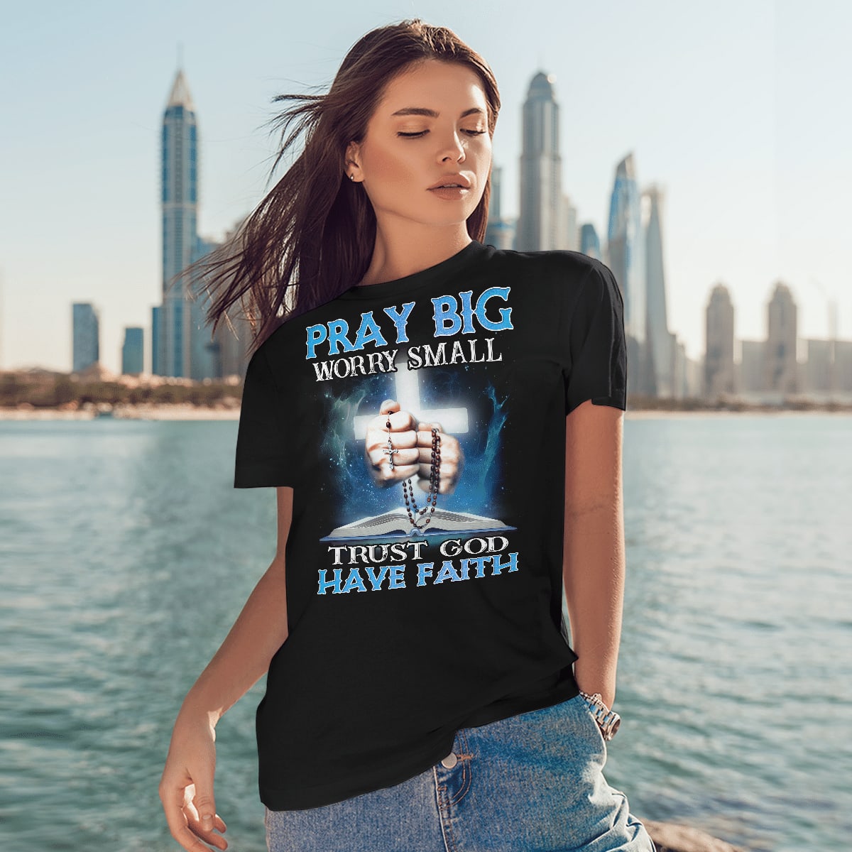 Pray Big Worry Small Trust God Have Faith, God T-Shirt, Jesus Sweatshirt Hoodie, Faith T-Shirt