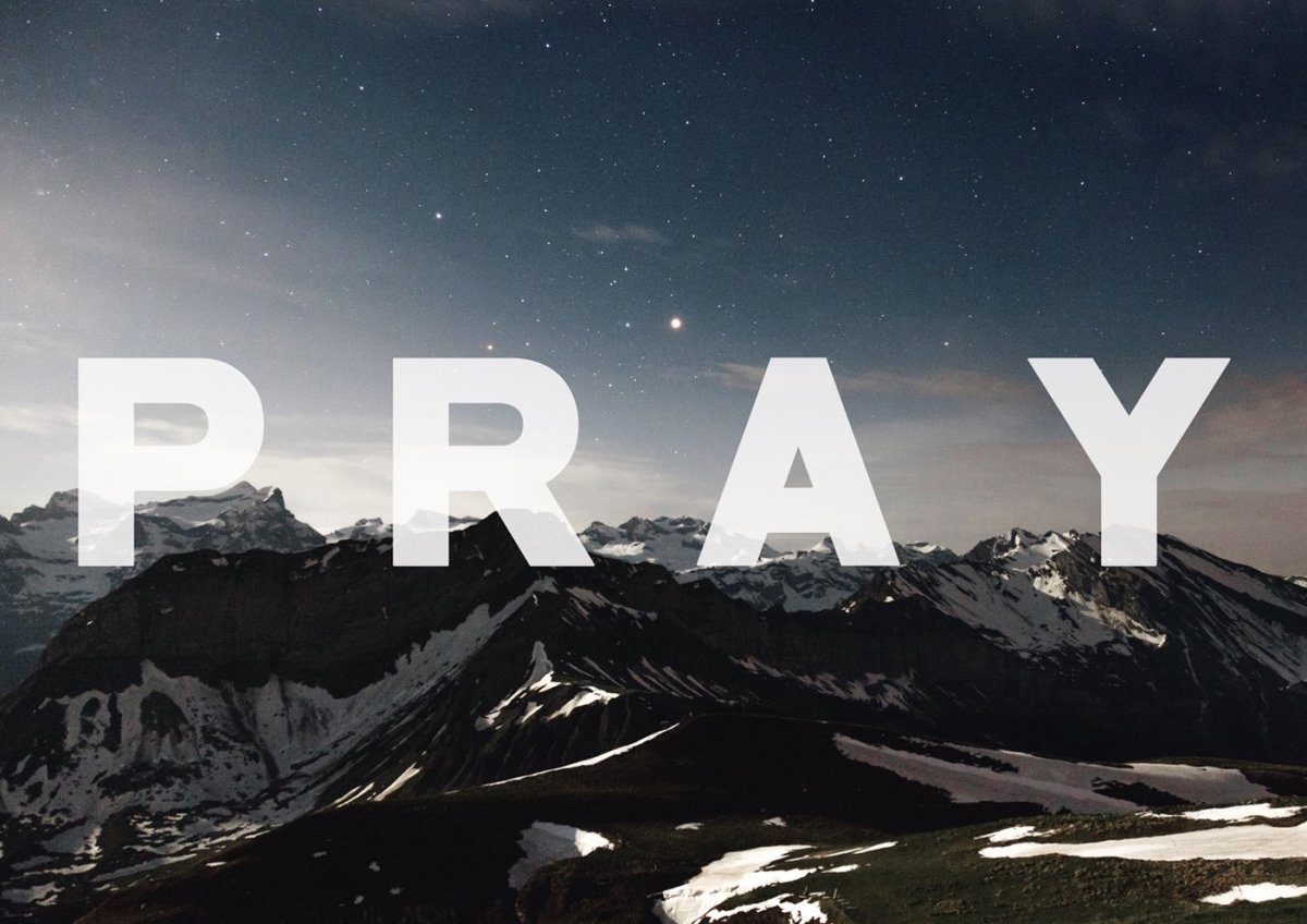 Pray Christian Quote Canvas Wall Art Print S - Christian Canvas Wall Art