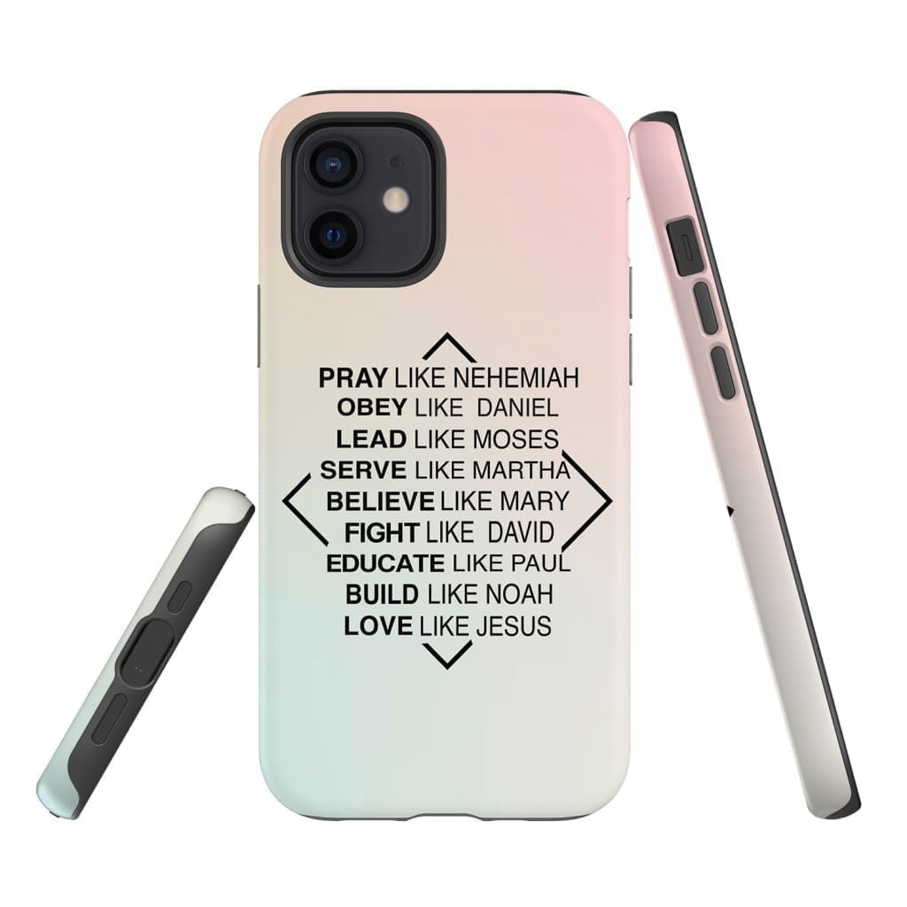 Pray Like Nehemiah Obey Like Daniel Phone Case - Christian Phone Cases- Iphone Samsung Cases Christian