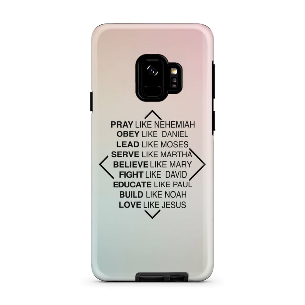 Pray Like Nehemiah Obey Like Daniel Phone Case - Christian Phone Cases- Iphone Samsung Cases Christian