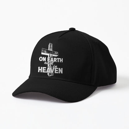 Prayer Bible Religious Jesus On Earth As It Is In Heaven Cap