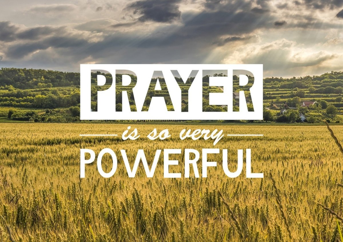 Prayer Is So Very Powerful Canvas Wall Art Print - Christian Canvas Wall Art