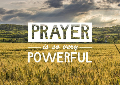 Prayer Is So Very Powerful Canvas Wall Art Print - Christian Canvas Wall Art