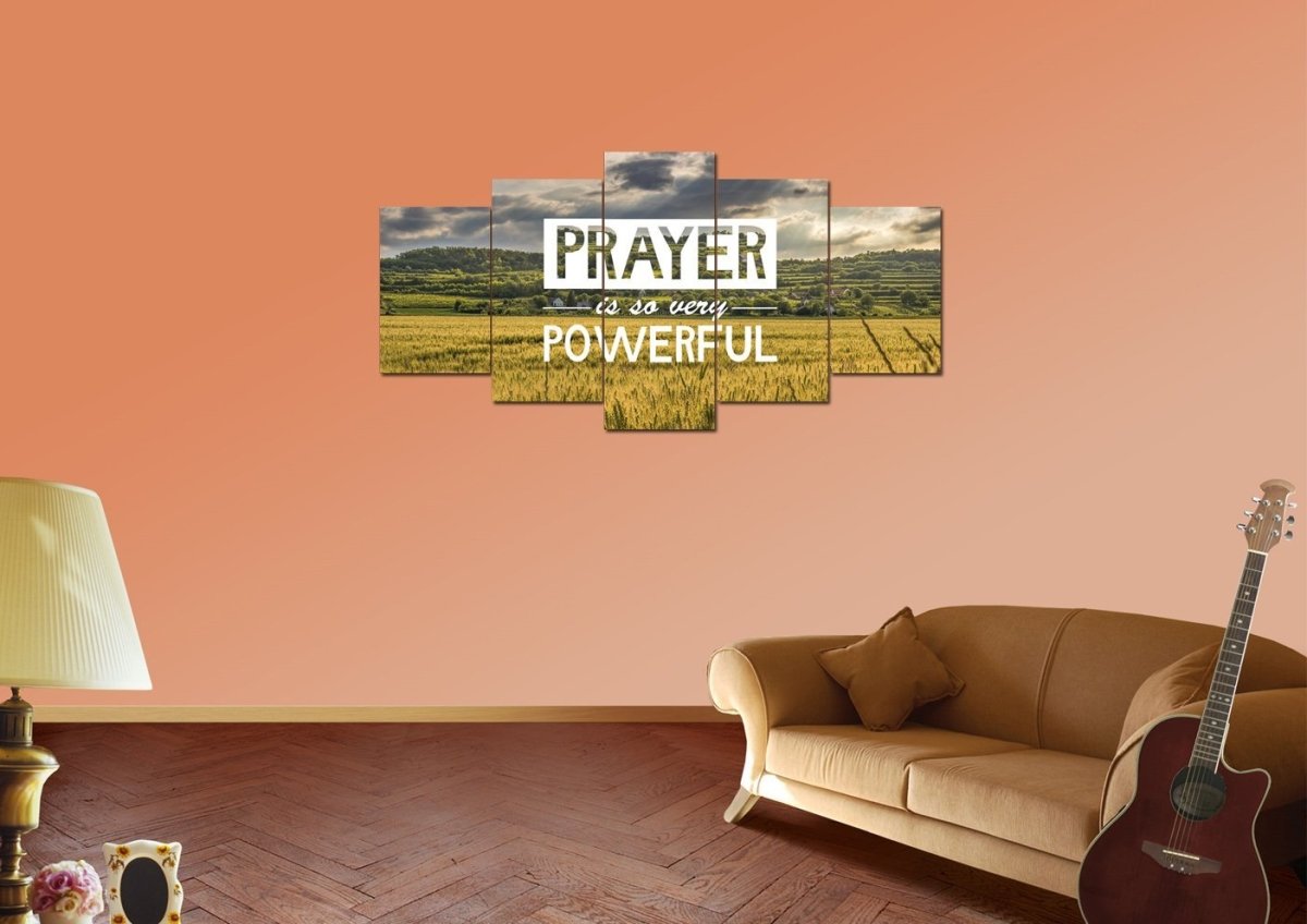Prayer Is So Very Powerful Canvas Wall Art Print - Christian Canvas Wall Art