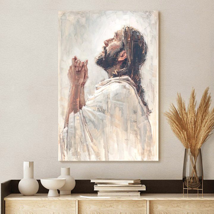 Prayers Of Jesus Canvas Pictures - Jesus Canvas Painting - Christian Canvas Prints