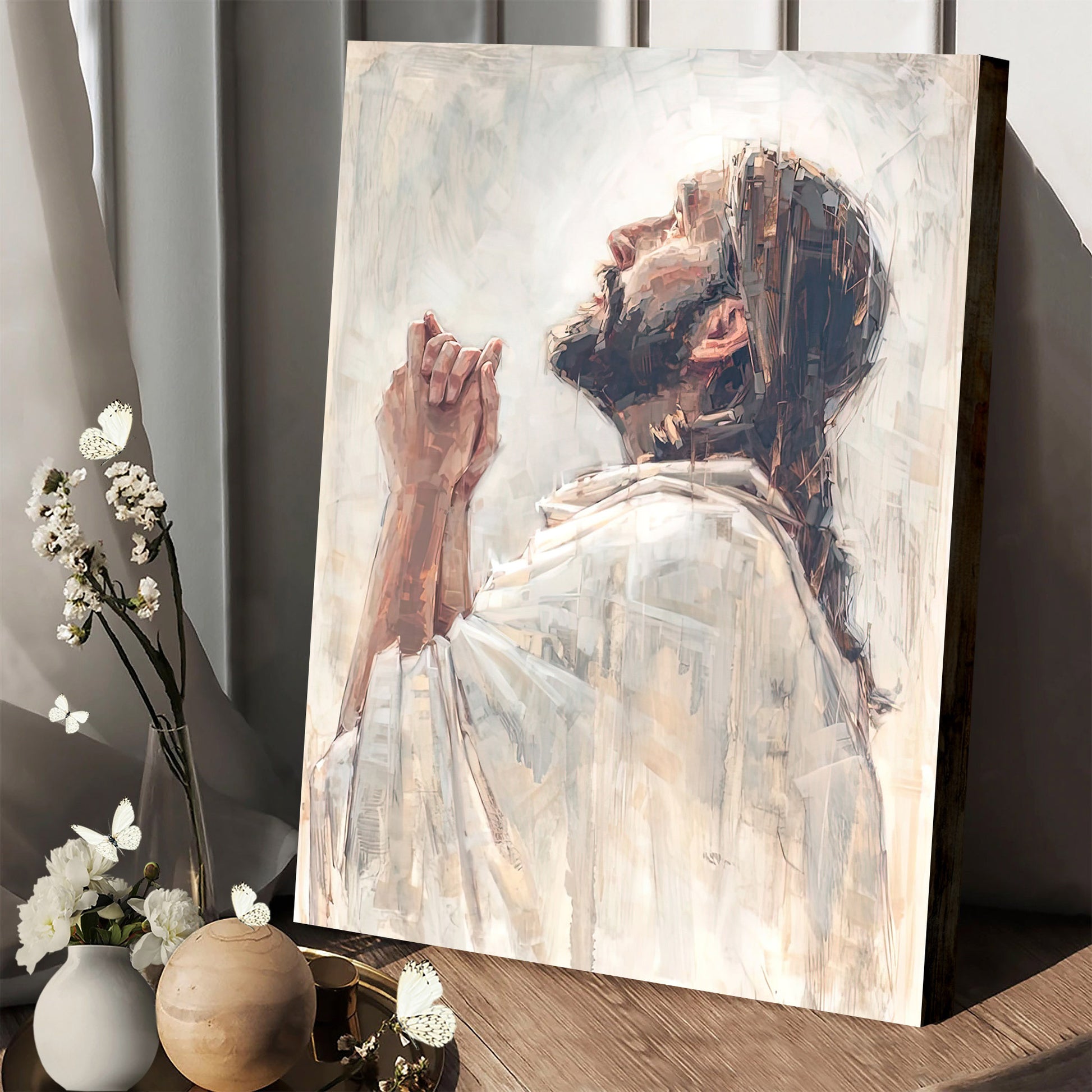 Prayers Of Jesus Canvas Pictures - Jesus Canvas Painting - Christian Canvas Prints
