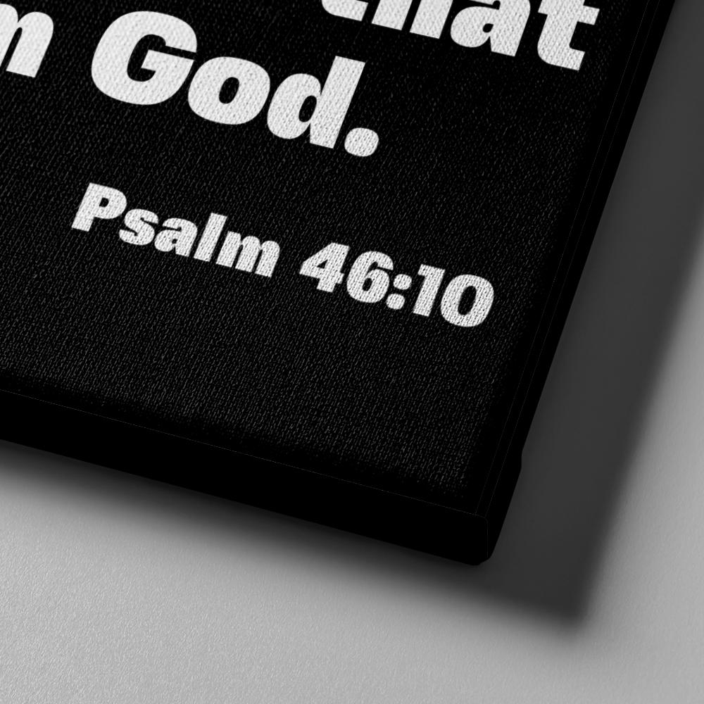 Praying Hands & Be Still Wall Art Canvas - Christian Canvas Wall Art