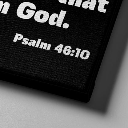 Praying Hands & Be Still Wall Art Canvas - Christian Canvas Wall Art