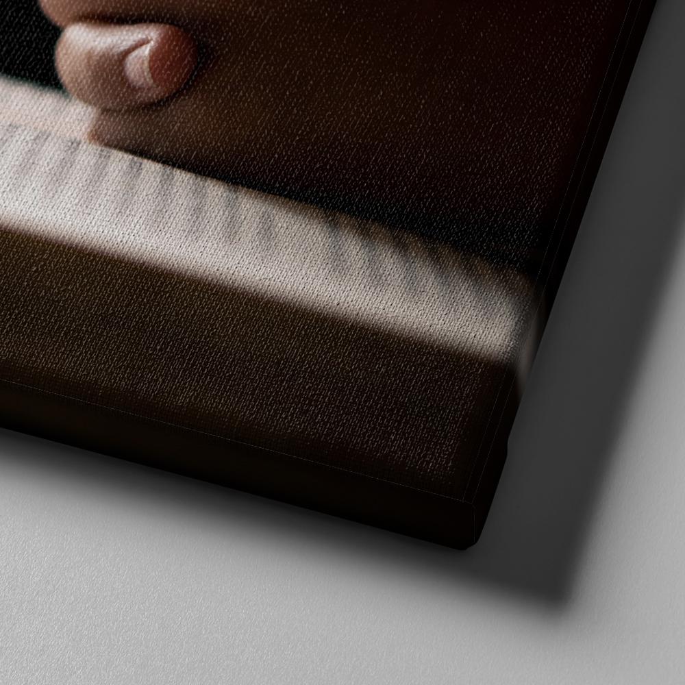 Praying The Lords Prayer - Christian Canvas Wall Art