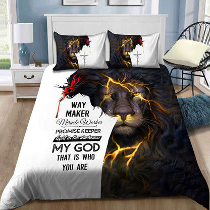 Premium Christian Jesus 3D Bedding Set - Christian Bedding Sets