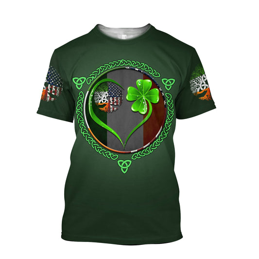 Premium Irish Saint Patrick's Day Printed Unisex Shirts 3d Print Shirts - St Patricks Day 3D Shirts for Men & Women