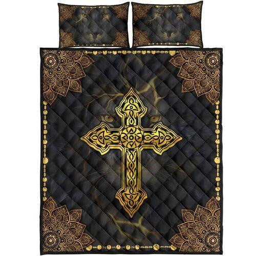 Premium Jesus Quilt Bedding Sett - Christian Bedding Sets